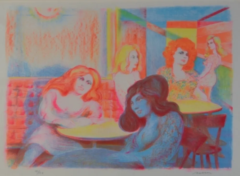 Zeefdruk Sassu - Senza titolo