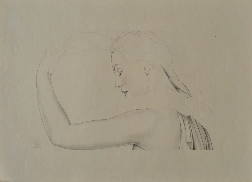 Gravure Sauer - Tendresse