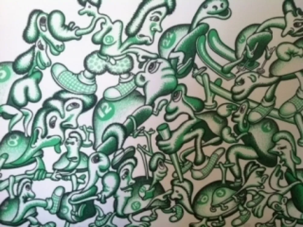 Lithografie Saul - Sans titre