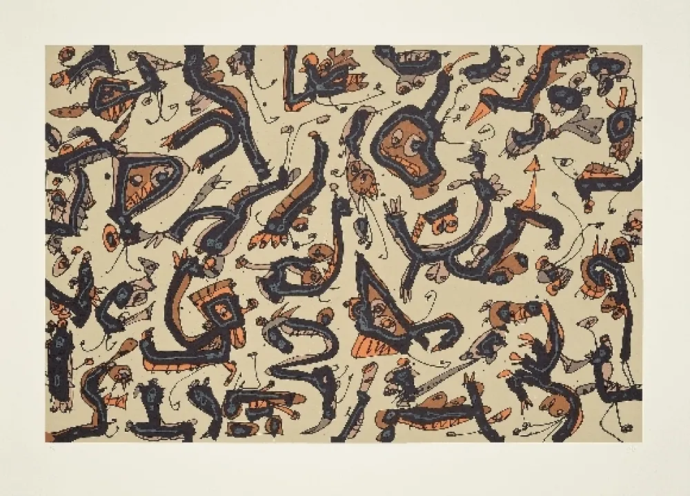 Lithografie Saura - Abierta 1