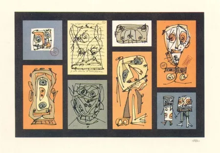 Lithografie Saura - Abierta 7