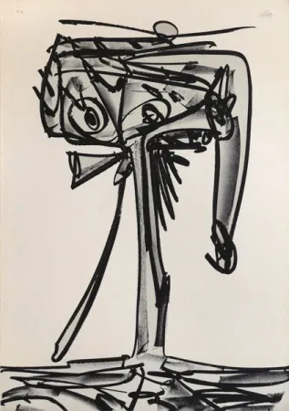 Lithografie Saura - Antonio Saura