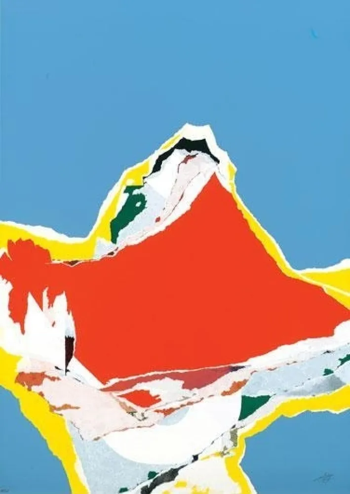 Zeefdruk Saura - Aphorismen IV