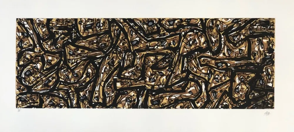 Ets En Aquatint Saura - Asedio, plancha 3