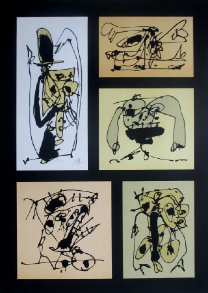 Lithografie Saura - Cinco en uno