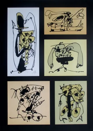 Lithografie Saura - Cinco en uno