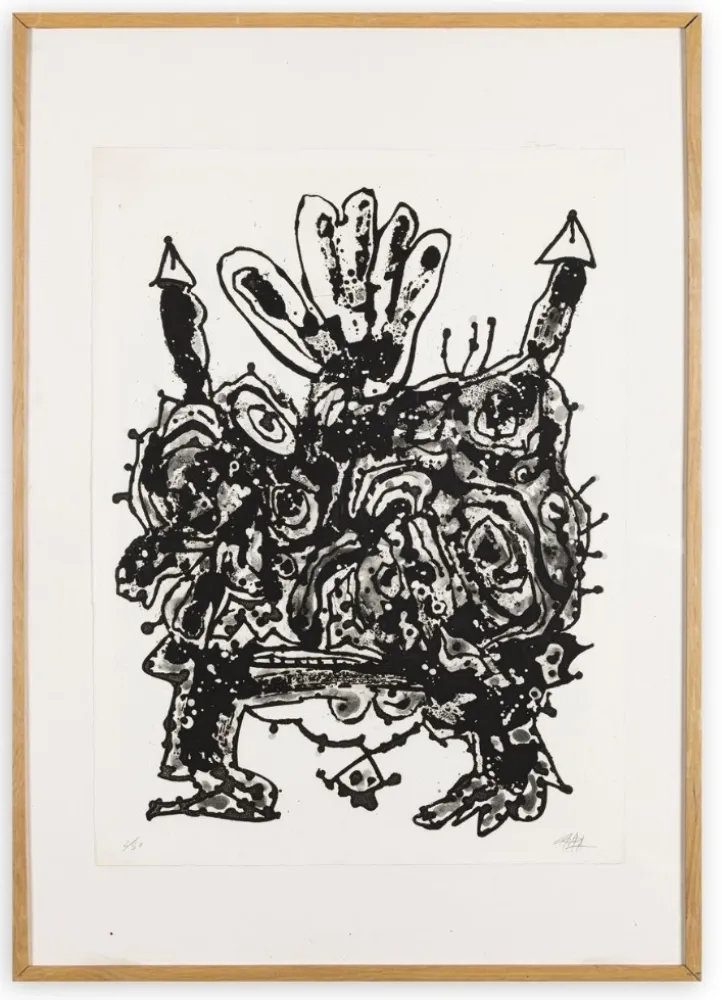 Ets En Aquatint Saura - Claudia (Novisaurias)