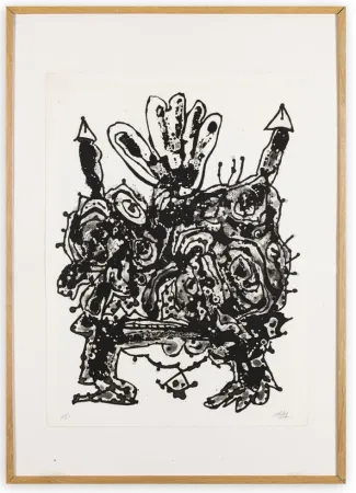 Ets En Aquatint Saura - Claudia (Novisaurias)