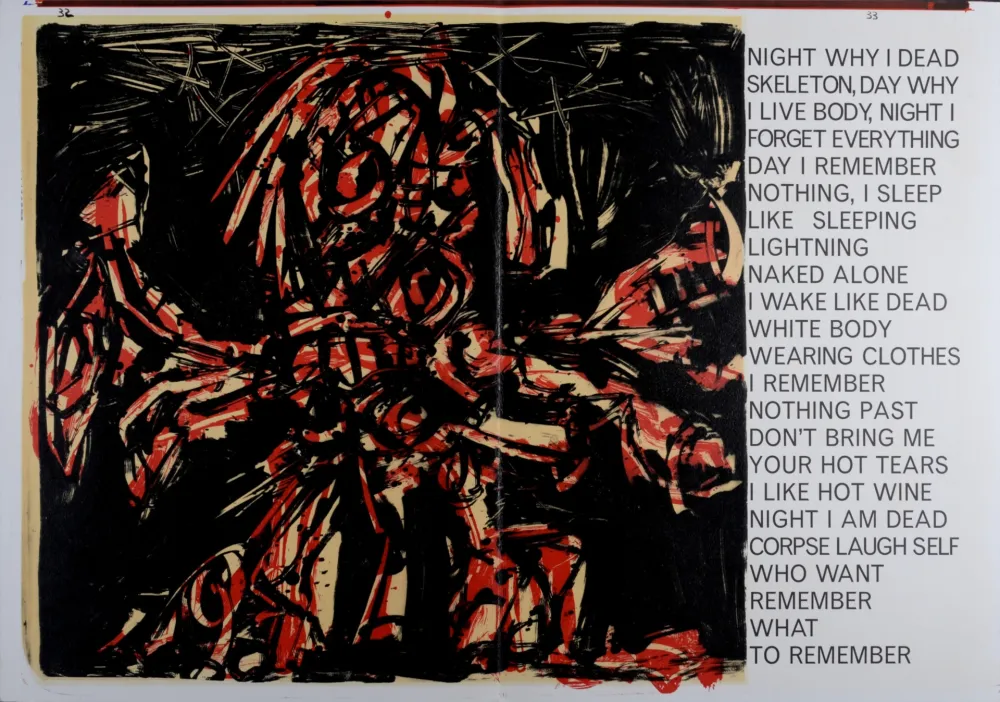 Lithografie Saura - Crucifixion