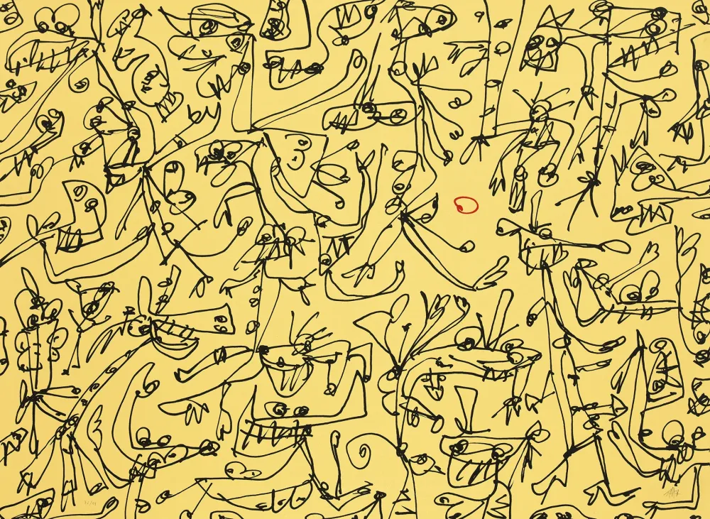 Lithografie Saura - Danse du soleil 