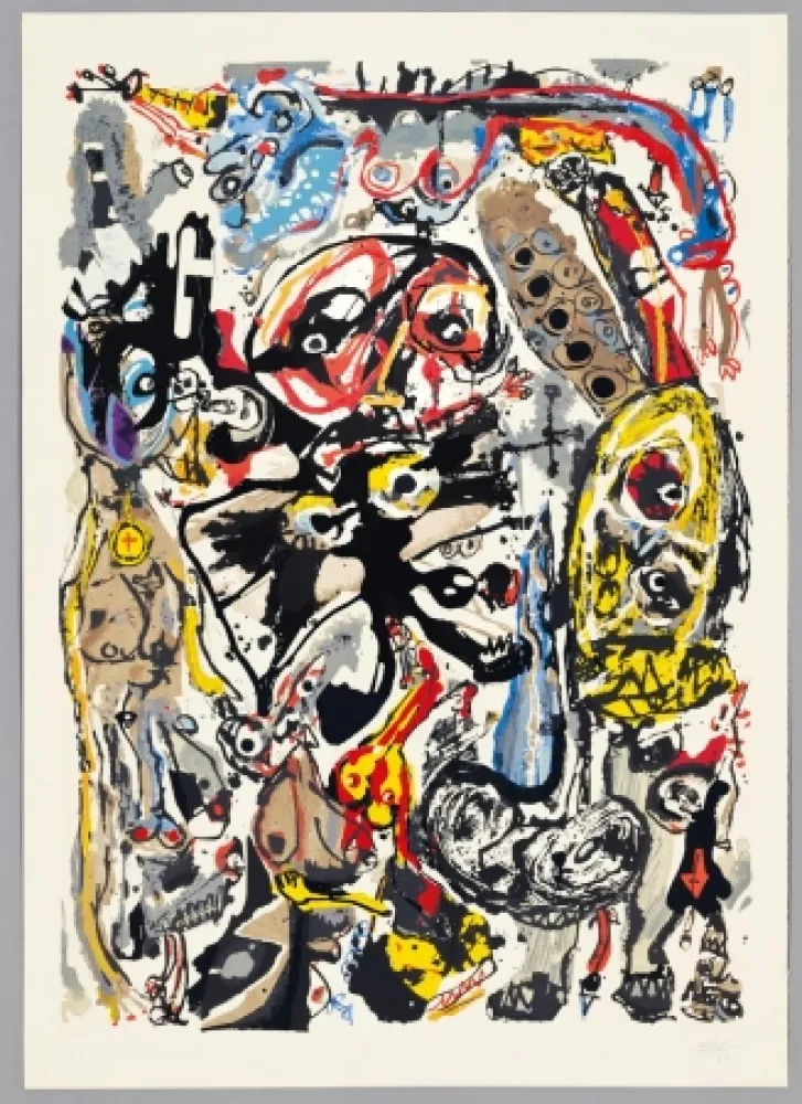 Zeefdruk Saura - Diversaurio