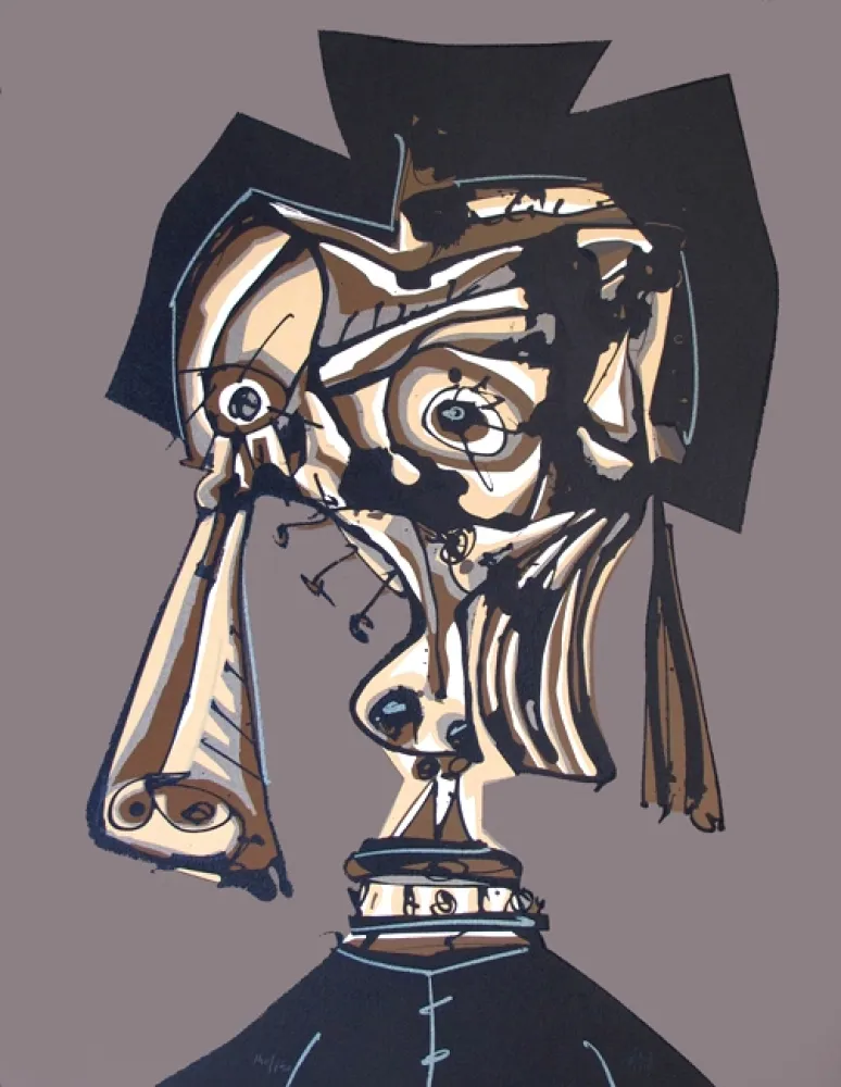 Lithografie Saura - Dora Maar IV