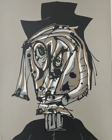 Lithografie Saura - Dora Maar Visitada I -  Atelier Clot, Bramsen & Co