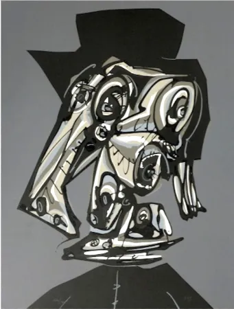 Lithografie Saura - Dora Maar Visitada V