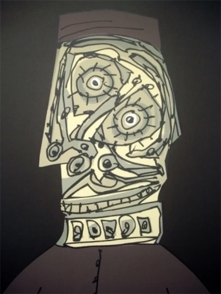 Lithografie Saura - El Caballero