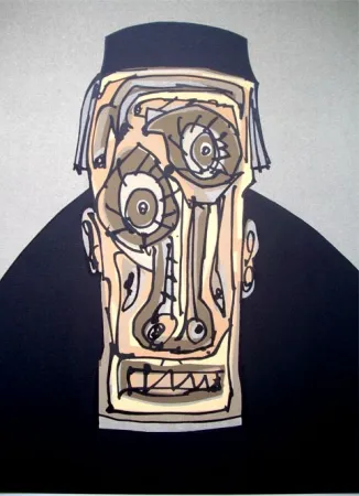 Lithografie Saura - El Obispo