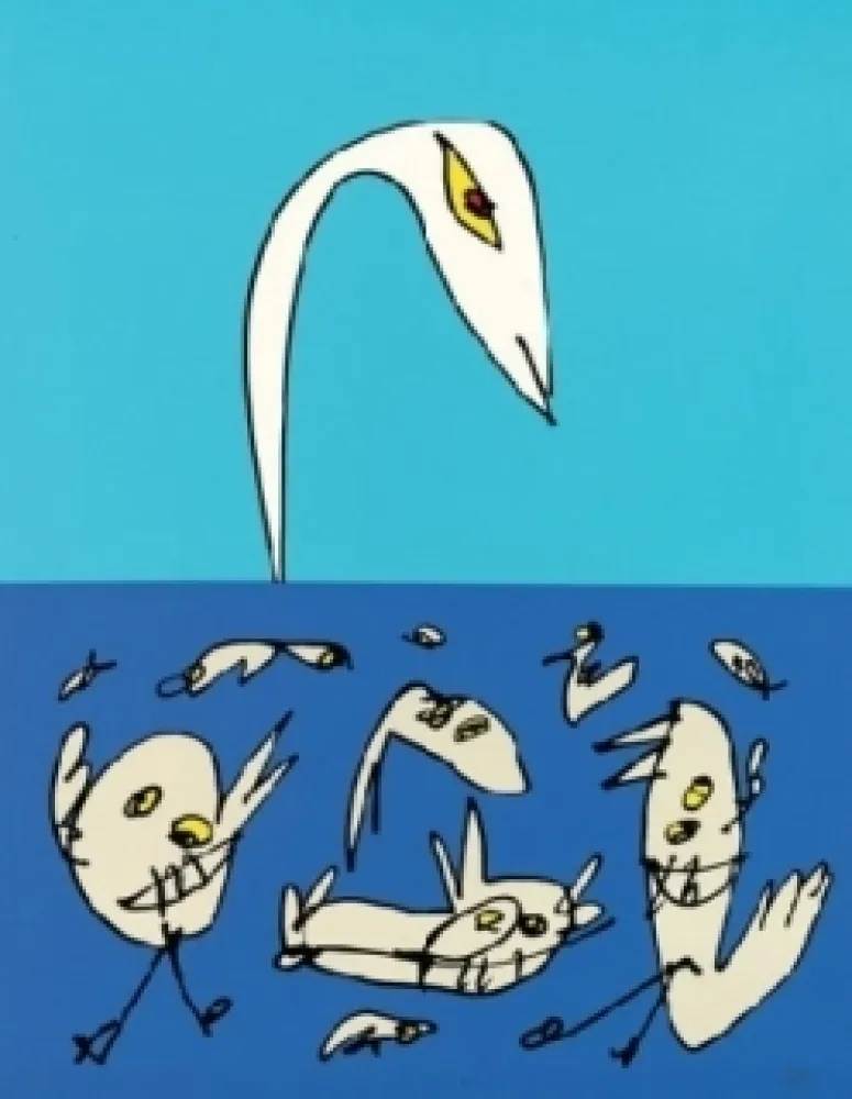 Lithografie Saura - El patito feo