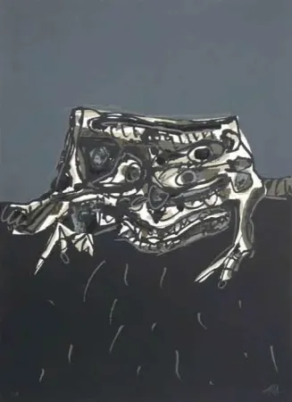 Lithografie Saura - El Perro De Goya