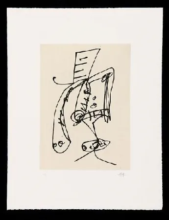 Ets En Aquatint Saura - FRAUEN PORTRAIT MIT HUT