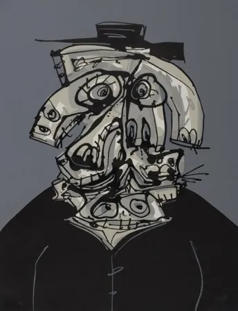 Lithografie Saura - Galeria de America