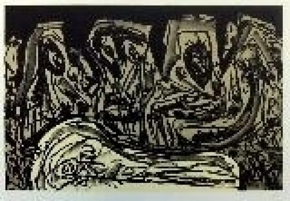 Lithografie Saura - Kafka 3