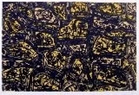 Lithografie Saura - Kafka 4