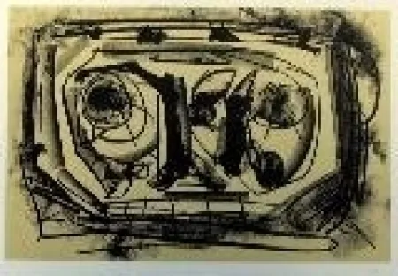 Lithografie Saura - Kafka 8