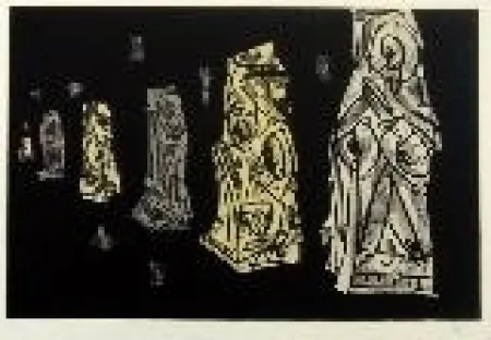 Lithografie Saura - Kafka 9