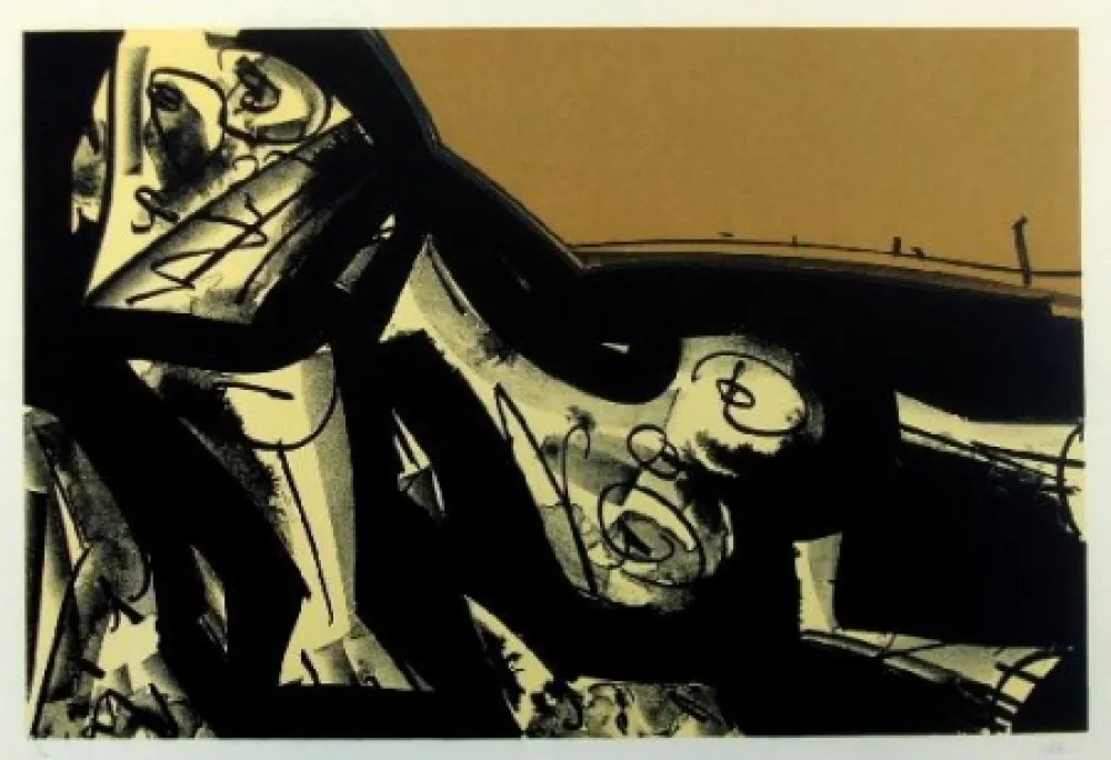 Lithografie Saura - Kafka