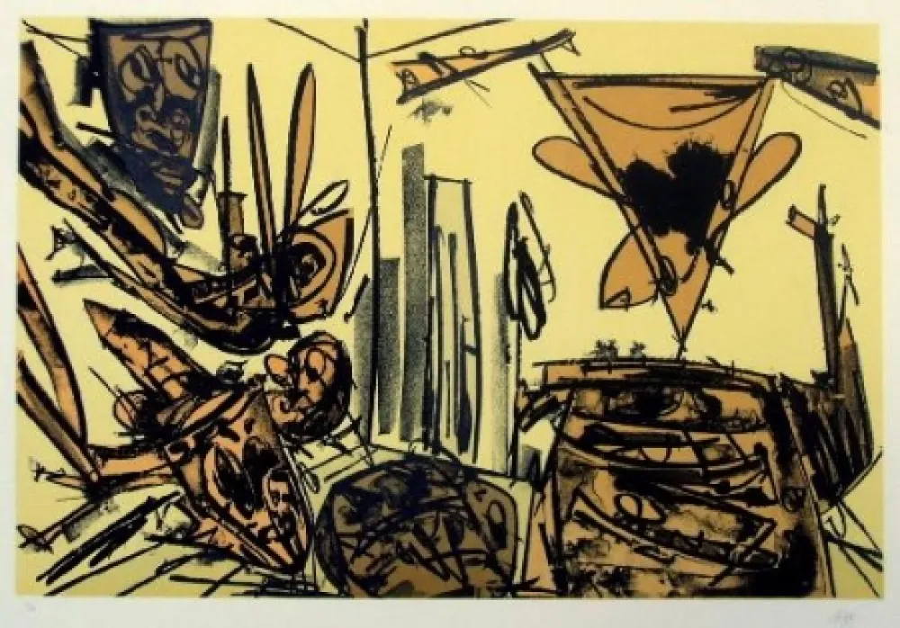 Lithografie Saura - Kafka