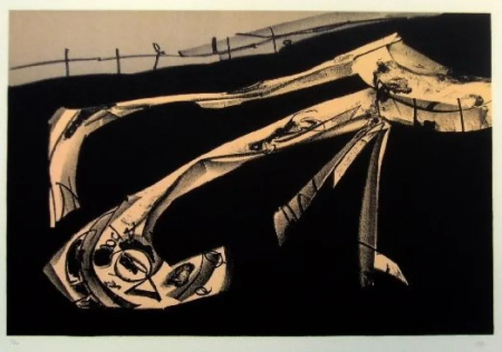 Lithografie Saura - Kafka