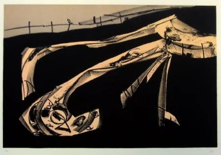 Lithografie Saura - Kafka