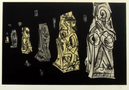 Lithografie Saura - Kafka