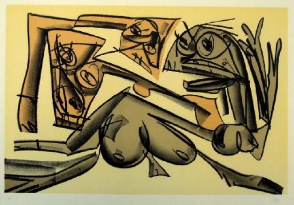 Lithografie Saura - Kafka