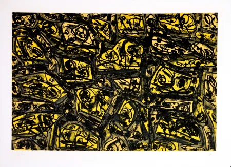 Lithografie Saura - Kafka - Tagebücher VII