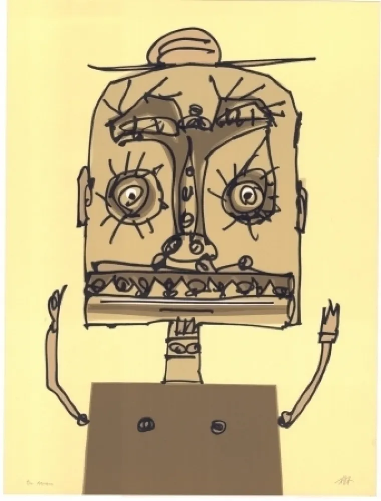 Lithografie Saura - La  Infanta