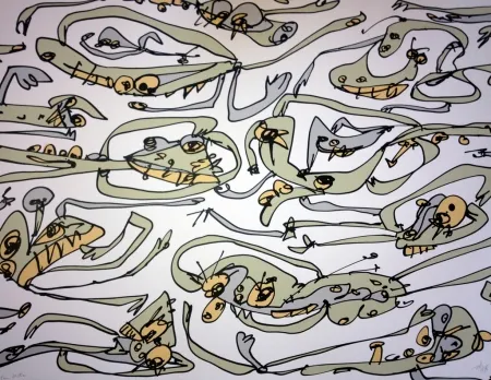 Lithografie Saura - LA PARESSE