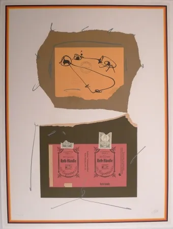 Lithografie Saura - Le Jardin des Nations: Gudula