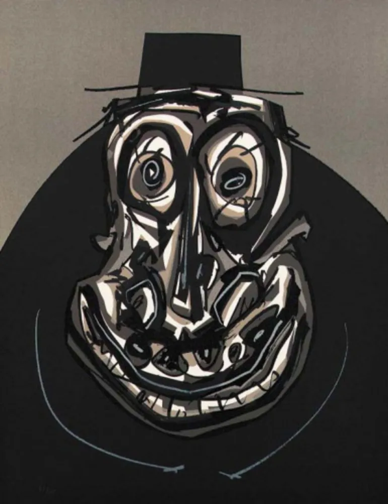 Lithografie Saura - Melanchton I