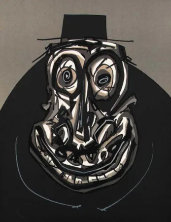 Lithografie Saura - Melanchton I