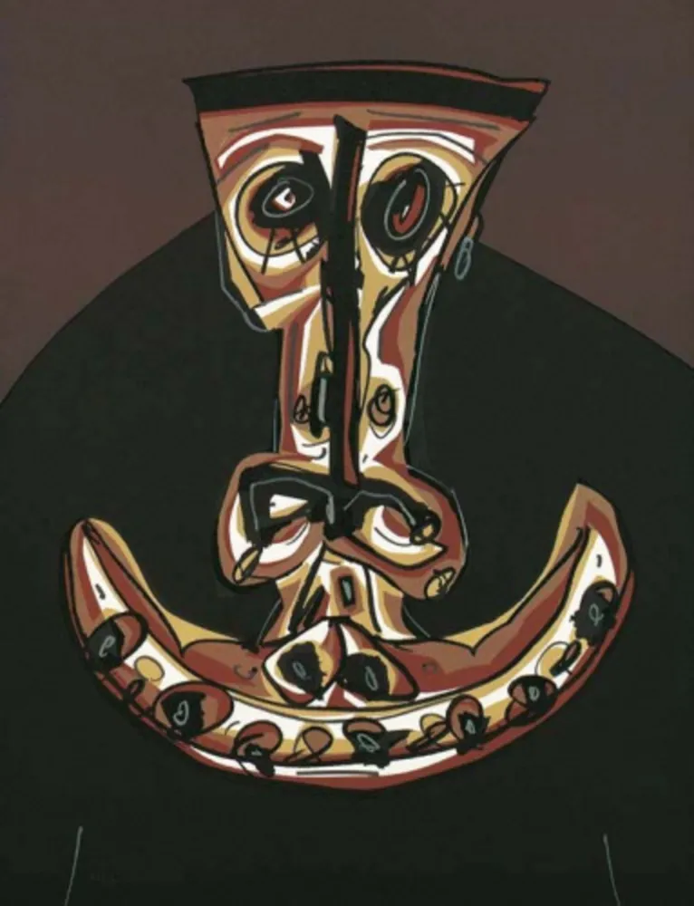 Lithografie Saura - Melanchton II