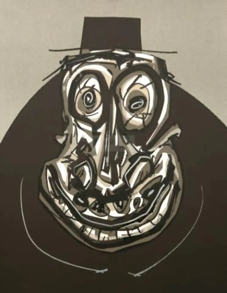 Lithografie Saura - Melanchton III