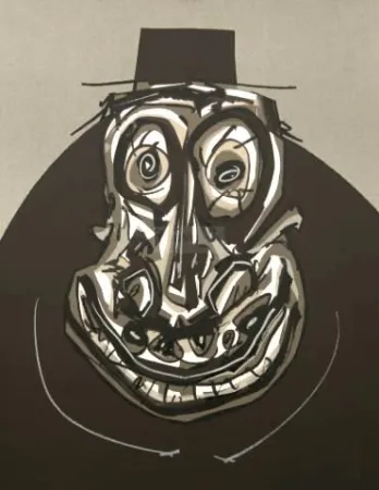 Lithografie Saura - Melanchton III