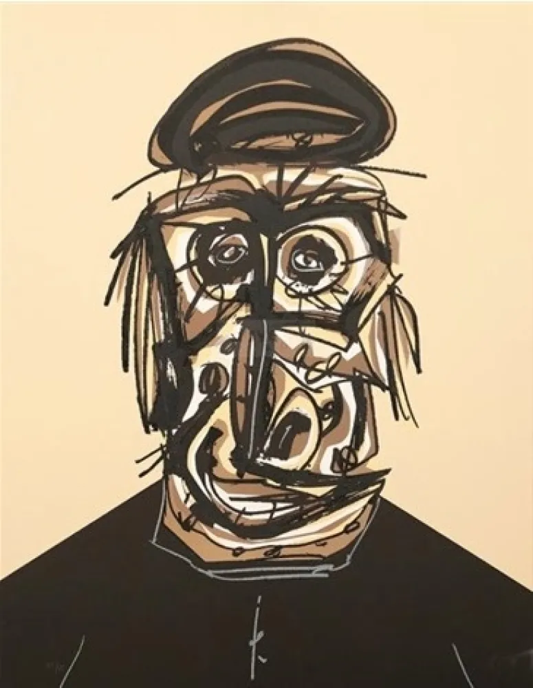 Lithografie Saura - Melanchton IV