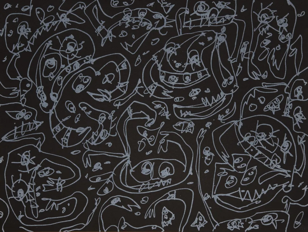 Lithografie Saura - Péchés capitaux 5 Avarice