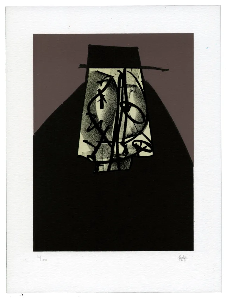 Lithografie Saura - Portrait I