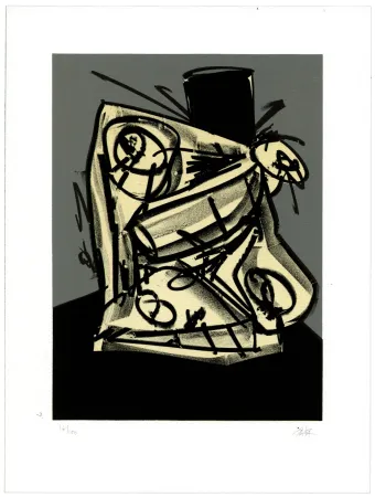 Lithografie Saura - Portrait II