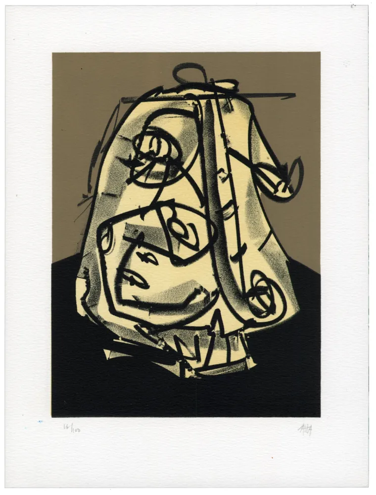 Lithografie Saura - Portrait V