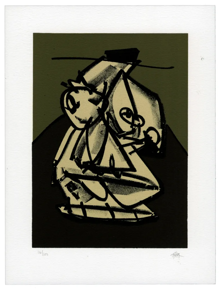 Lithografie Saura - Portrait VII