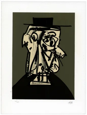 Lithografie Saura - Portrait X